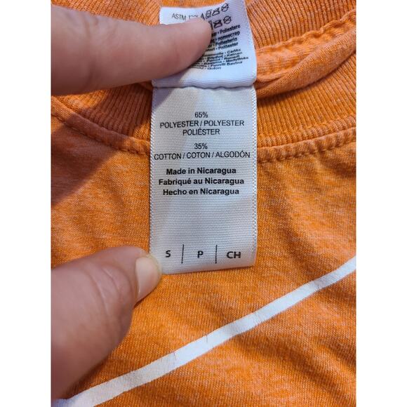 Gildan softstyle small women's orange Sass n Bass" tee - Picture 4 of 7